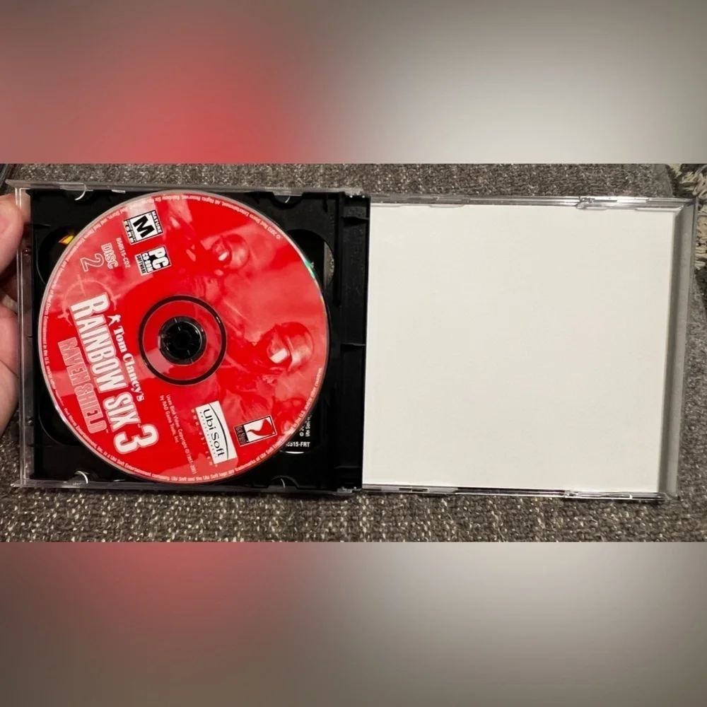 2003 PC CD ROM Tom Clancy's Rainbow Six 3 Raven Shield 2 disc Rated M